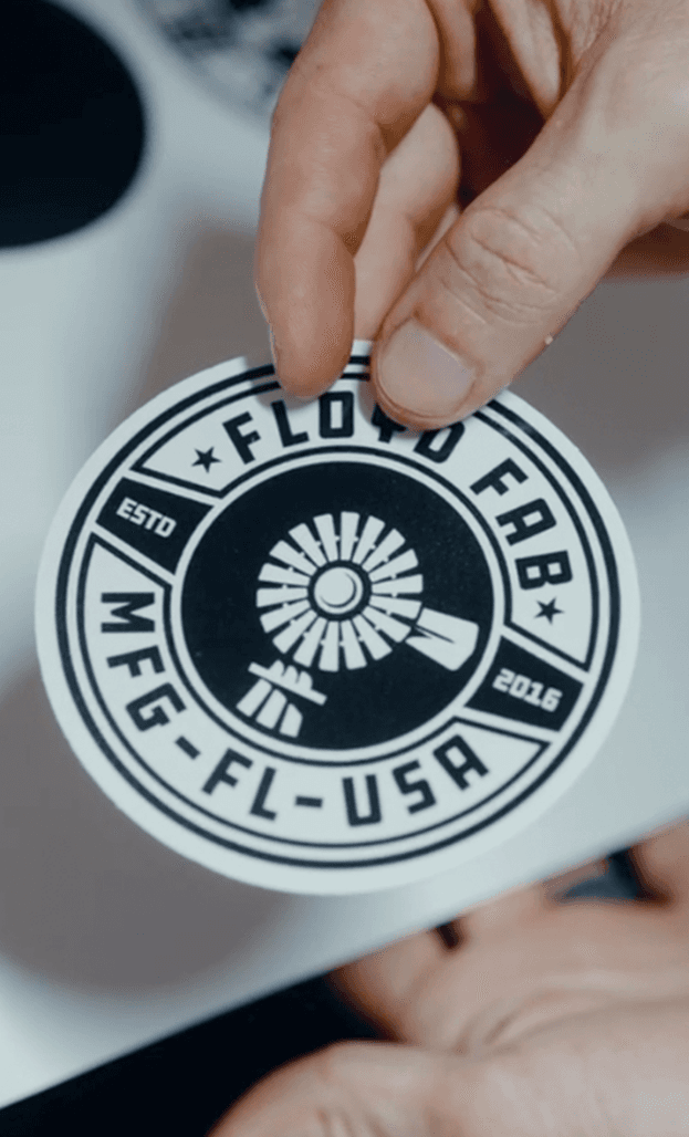 floyd fabrication sticker